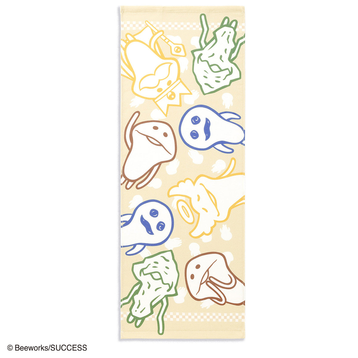 おさわり探偵 なめこ栽培キット なめこ色とりどり 手ぬぐいタオル ベージュ