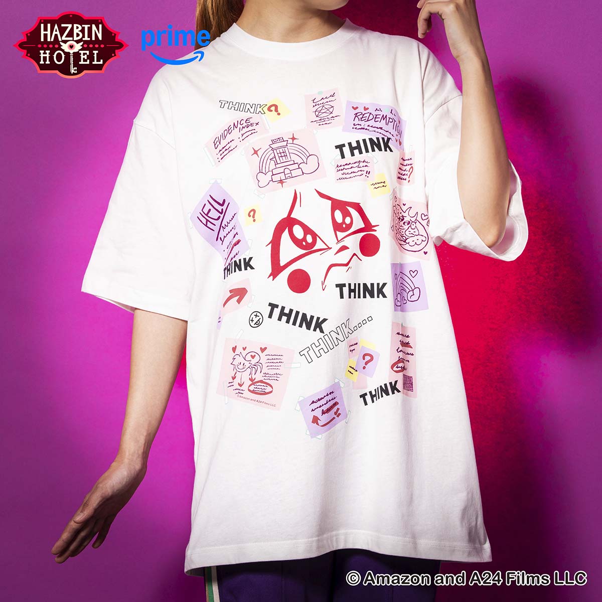 HAZBIN HOTEL Tシャツ (チャーリー・モーニングスター)