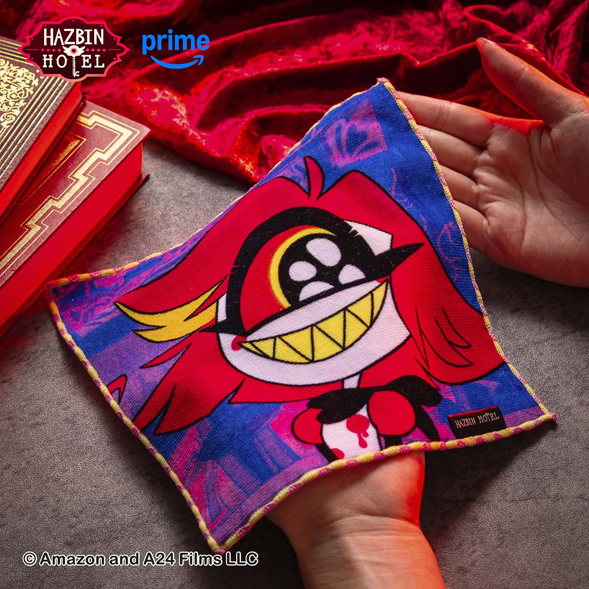 HAZBIN HOTEL ファニーフェイスなハンドタオル (ニフティ)