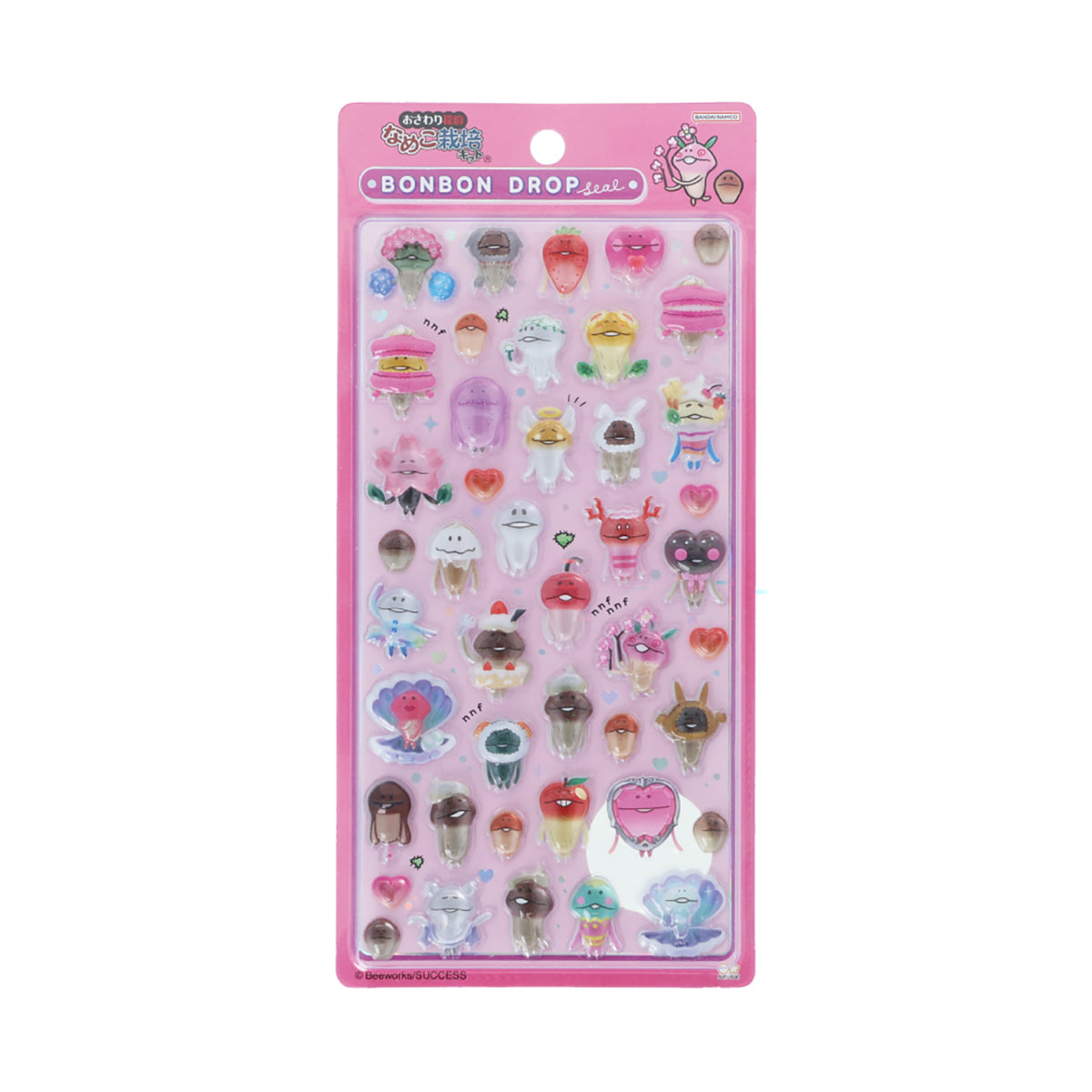 おさわり探偵 なめこ栽培キット ボンボンドロップシール キュート