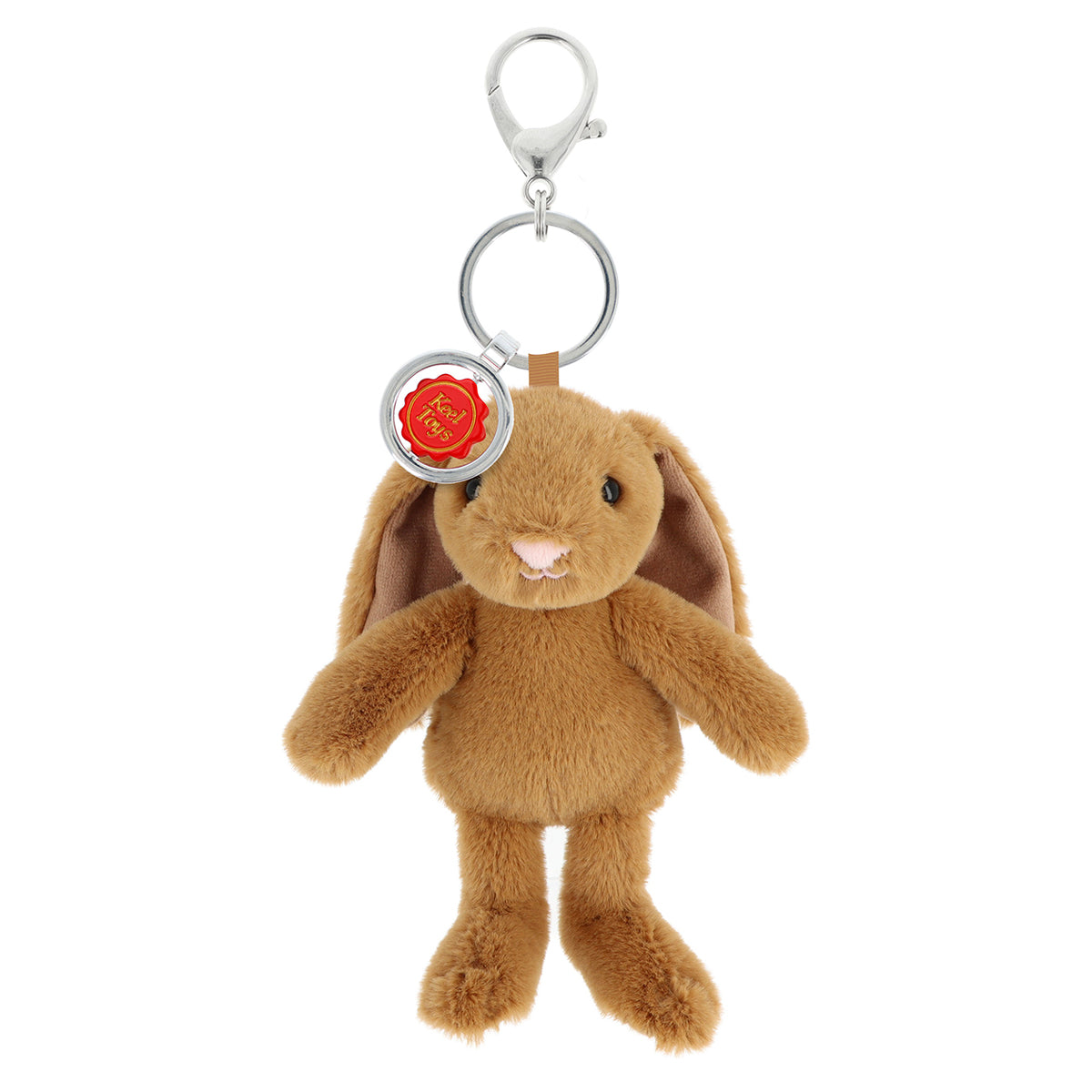 KeelToys Keeleco Enchanted World ぬいぐるみチャーム/14cm ウサギ(茶色)