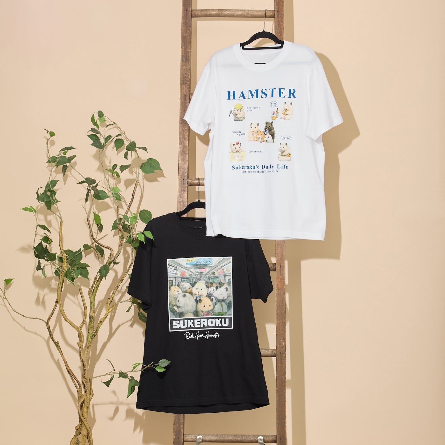 助六の日常 Tシャツ さまざまな日常 ホワイト