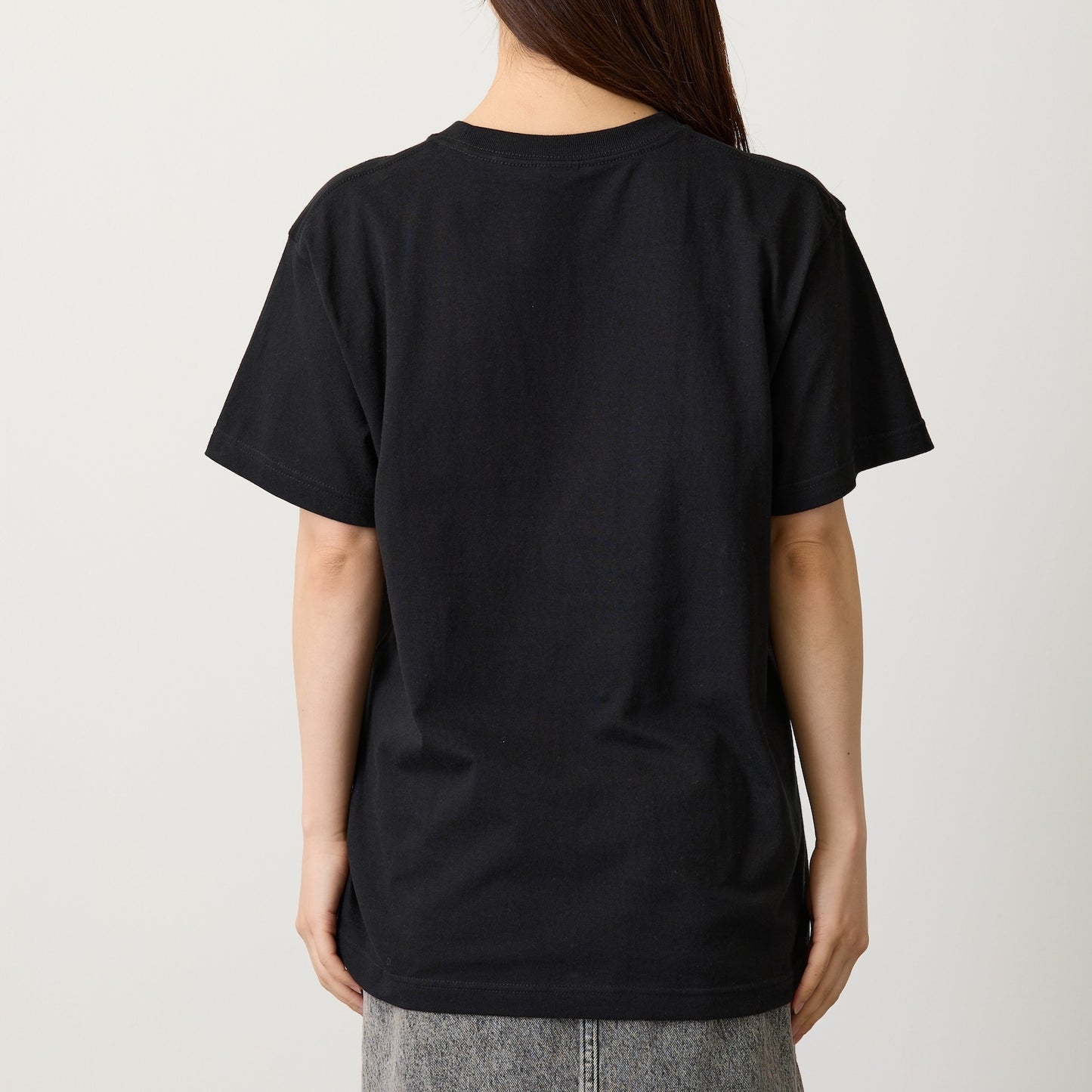 助六の日常 Tシャツ 満員電車のハムスター ブラック