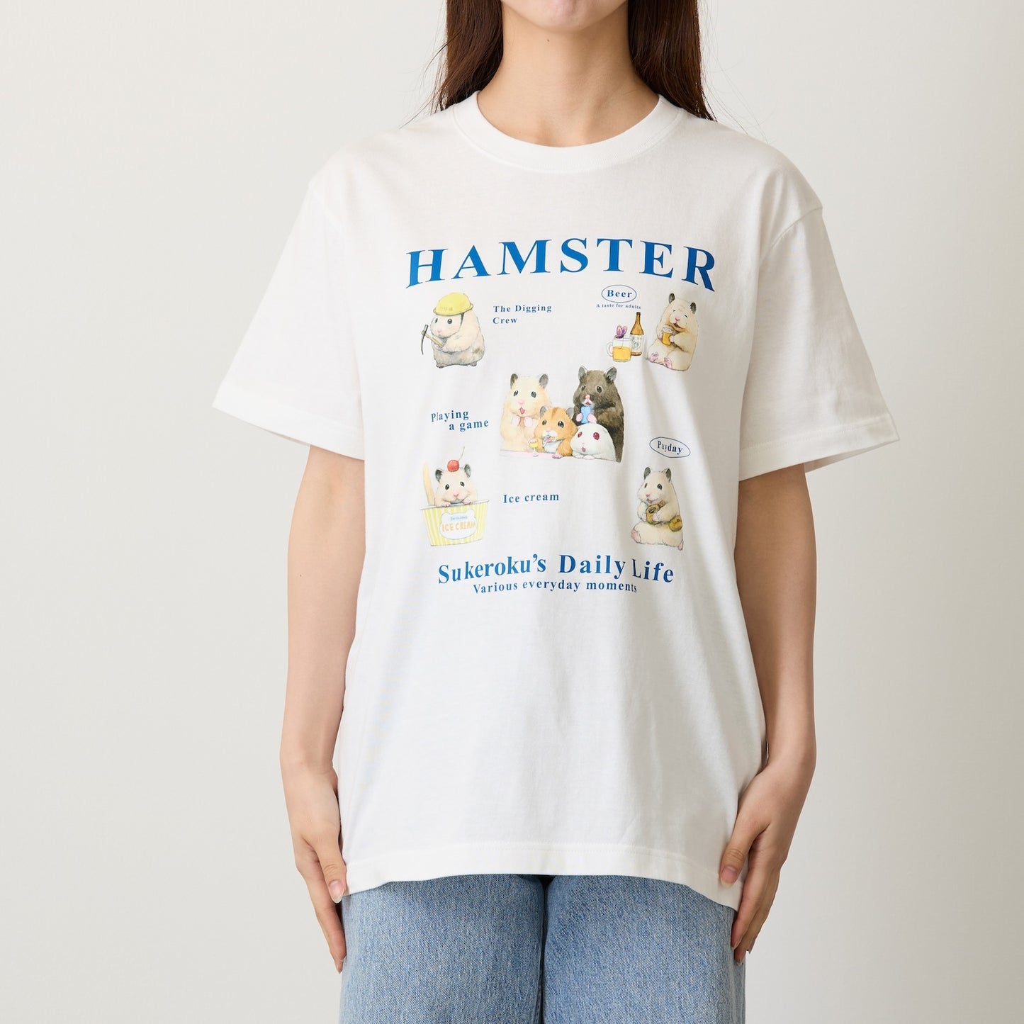 助六の日常 Tシャツ さまざまな日常 ホワイト