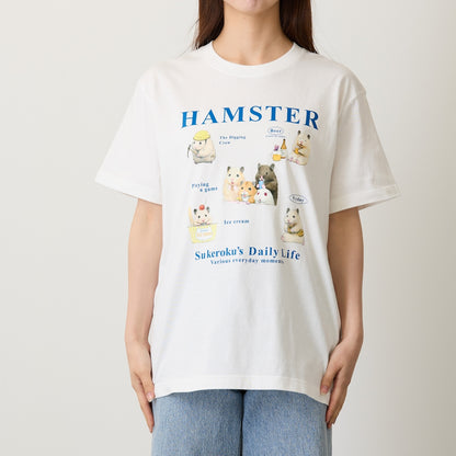 助六の日常 Tシャツ さまざまな日常 ホワイト