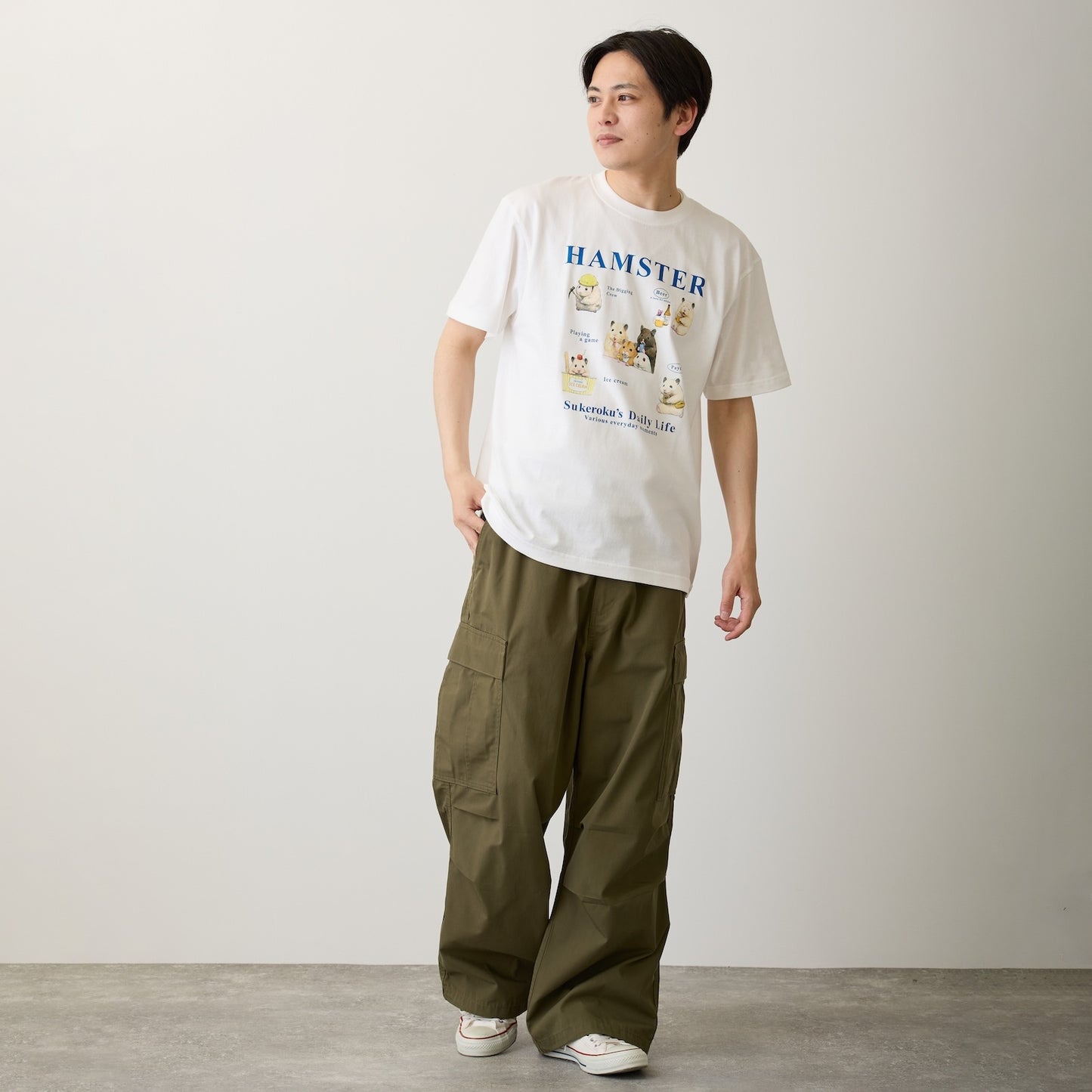 助六の日常 Tシャツ さまざまな日常 ホワイト