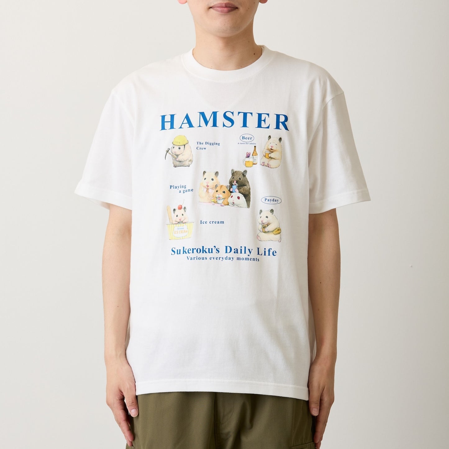 助六の日常 Tシャツ さまざまな日常 ホワイト