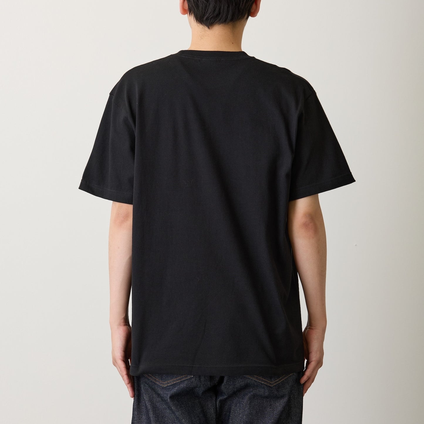 助六の日常 Tシャツ 満員電車のハムスター ブラック