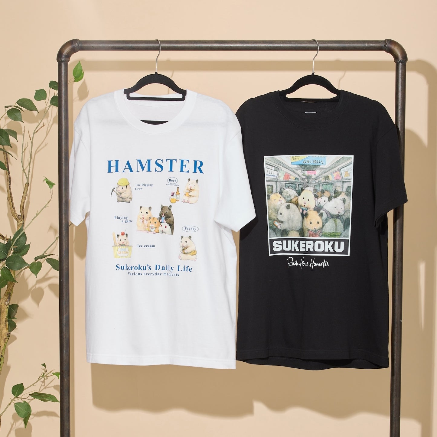助六の日常 Tシャツ さまざまな日常 ホワイト