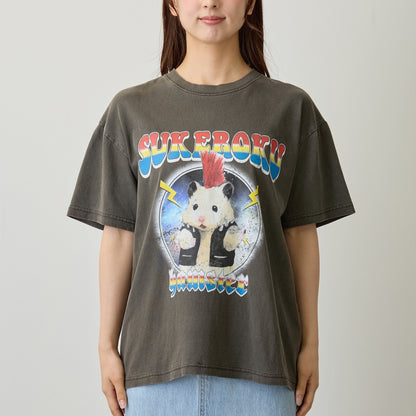 助六の日常 Tシャツ ロックな助六 スミ