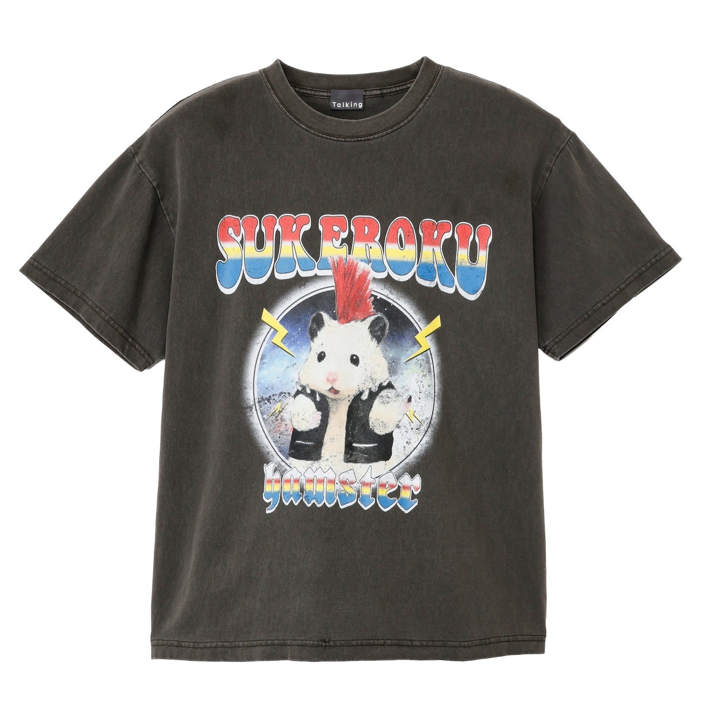 助六の日常 Tシャツ ロックな助六 スミ
