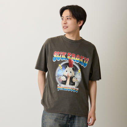 助六の日常 Tシャツ ロックな助六 スミ