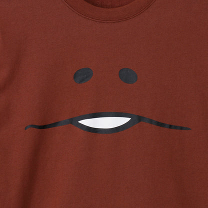 おさわり探偵 なめこ栽培キット Tシャツ んふんふ ブラウン