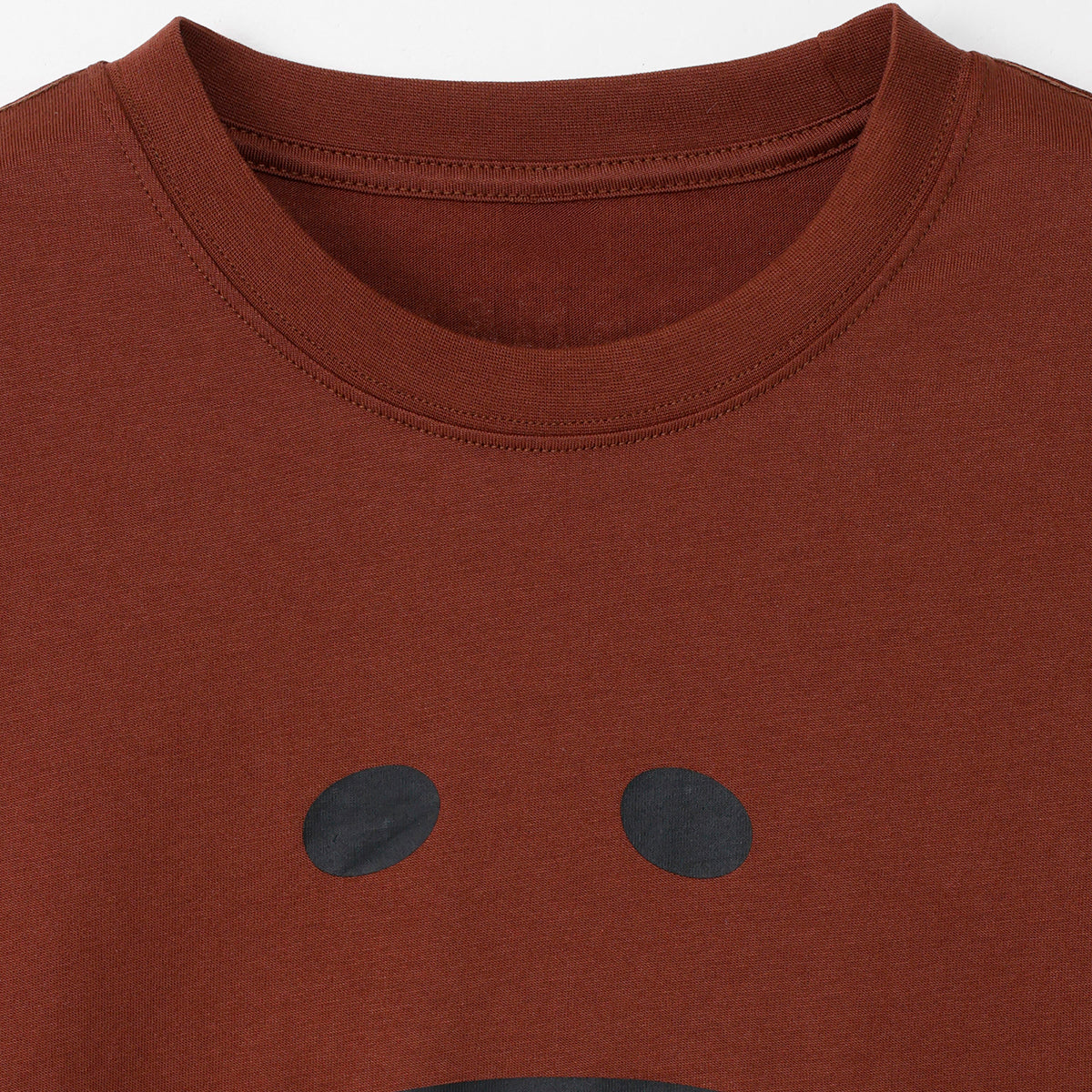 おさわり探偵 なめこ栽培キット Tシャツ んふんふ ブラウン