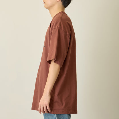 おさわり探偵 なめこ栽培キット Tシャツ んふんふ ブラウン