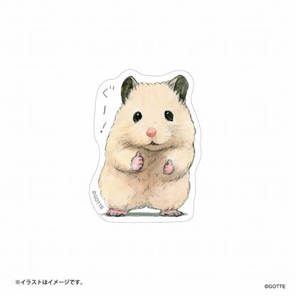 助六の日常 スマホに貼れるサイズのステッカー (ぐー！)