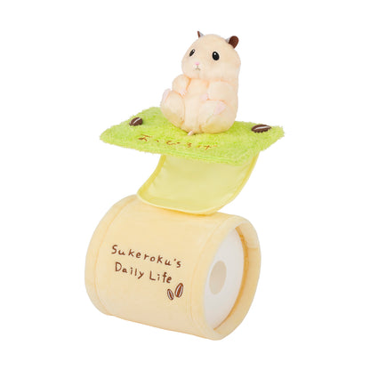 助六の日常 ぬいぐるみトイレットペーパーホルダー (おっぴろげ)