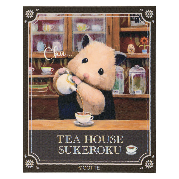 助六の日常 TEA HOUSE SUKEROKU スマホに貼れるサイズのステッカー (Chu...)