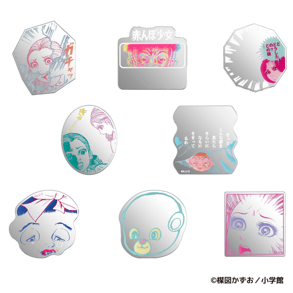 赤んぼ少女 恐怖のトレーディングミラーステッカー（全8種）