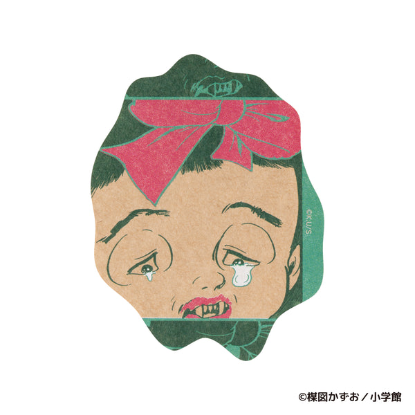 赤んぼ少女 スマホに貼れるサイズのステッカー(メランコリック)