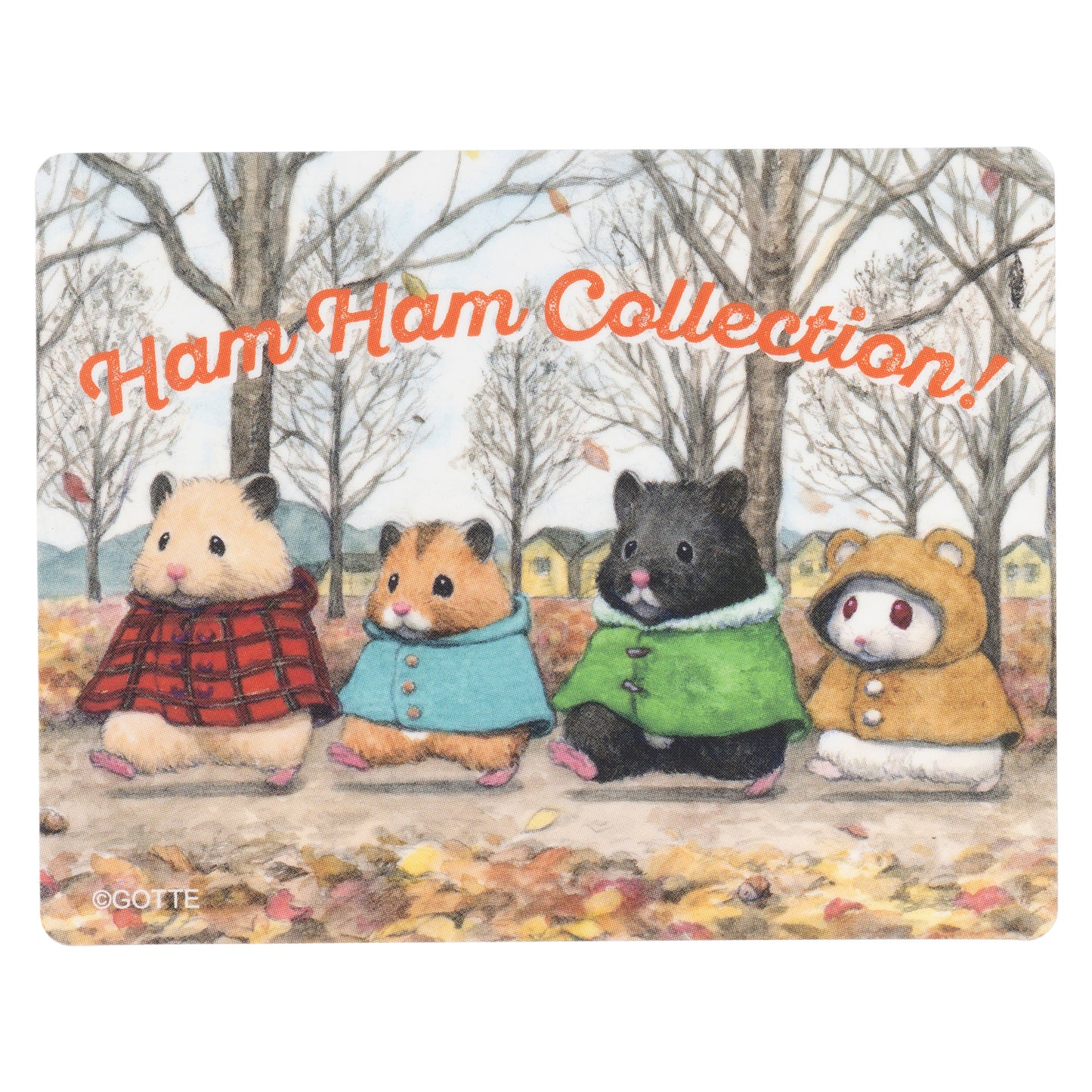 助六の日常 スマホに貼れるサイズのマットステッカー (Ham Ham Collection！みんな)