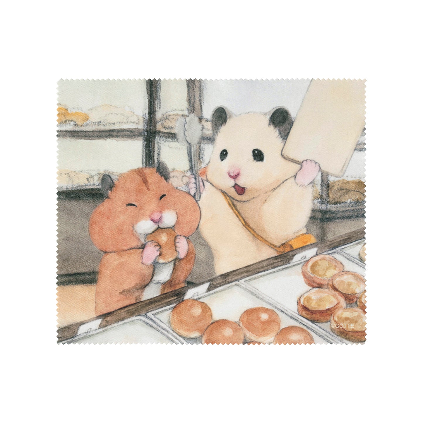 助六の日常 メガネケース&マルチクロスセット (パン屋さん)