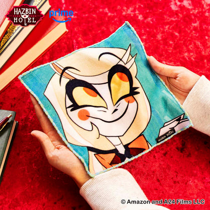 HAZBIN HOTEL ファニーフェイスなハンドタオル (ハスク)