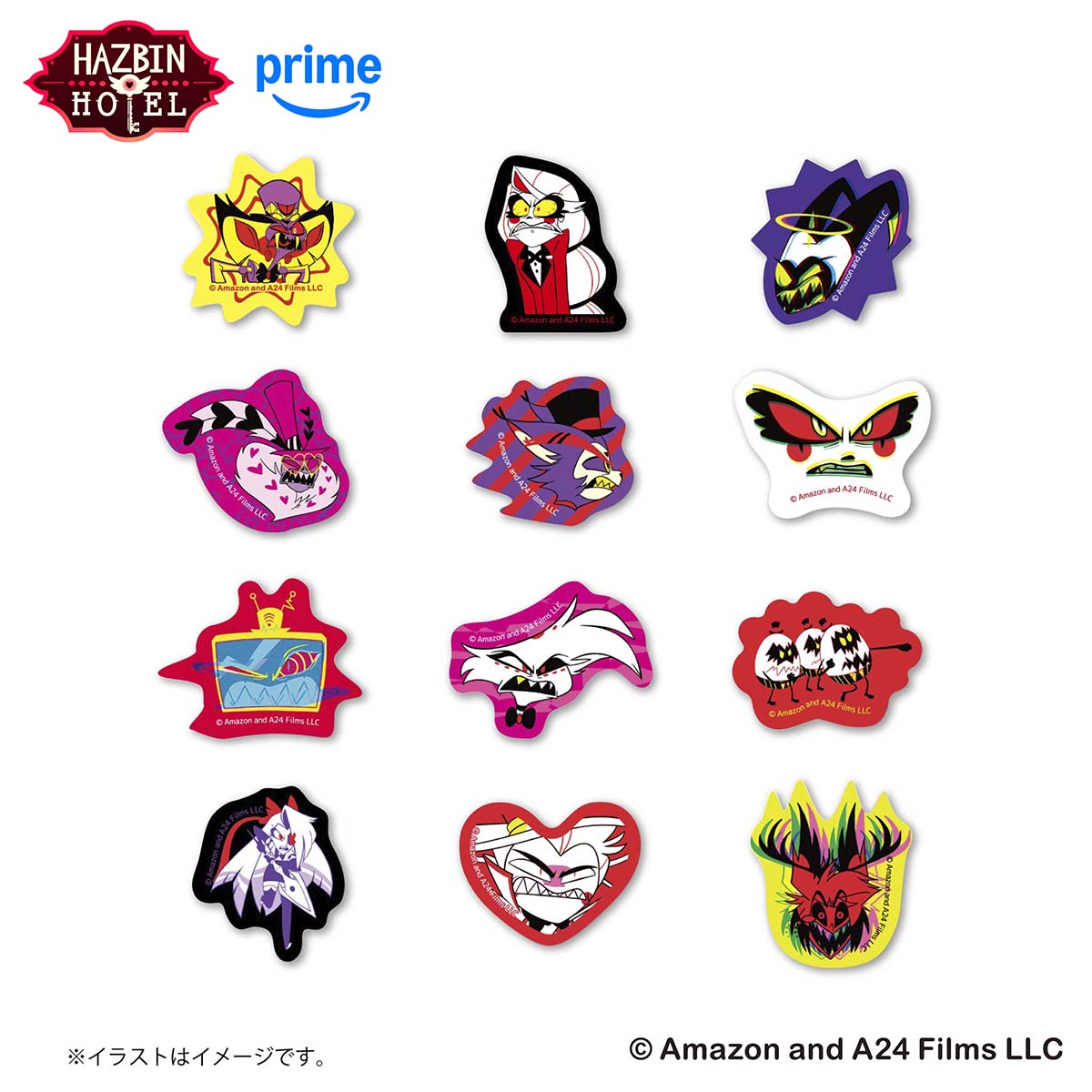 HAZBIN HOTEL フレークシール (Anger)