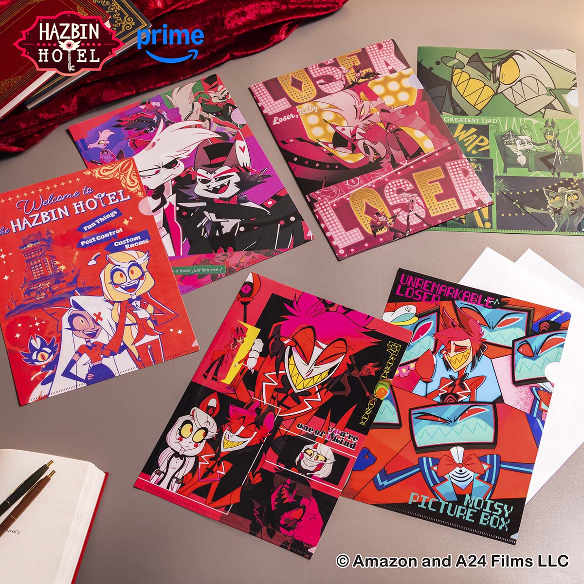 HAZBIN HOTEL クリアファイル2枚セット (Scene)