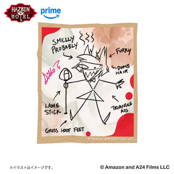 HAZBIN HOTEL スマホに貼れるサイズのステッカー (Graffiti)