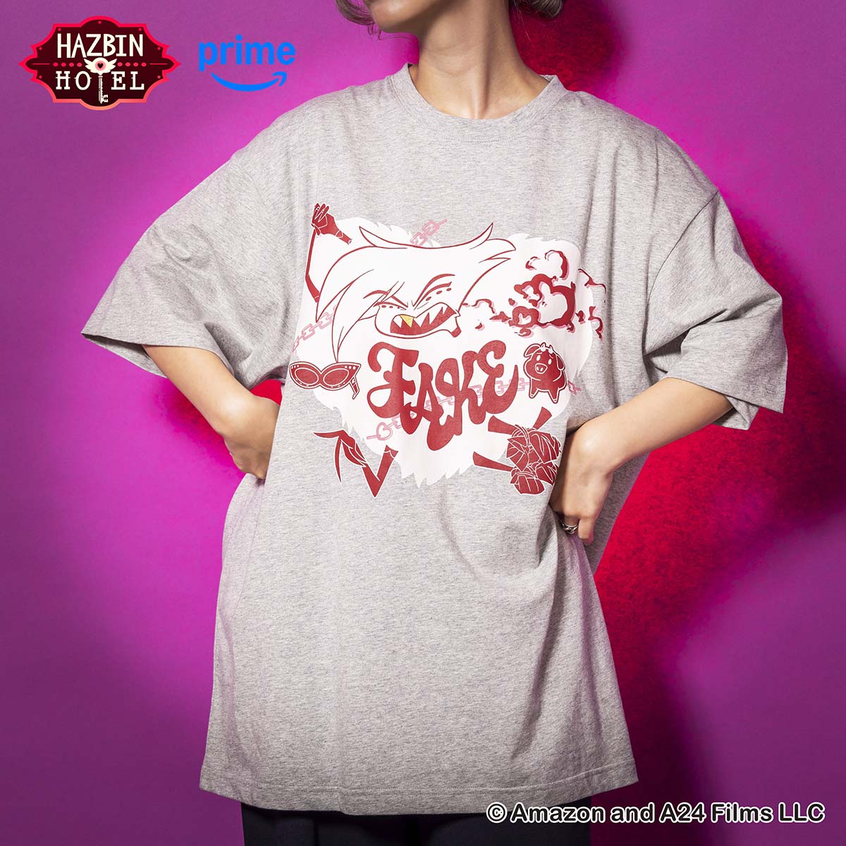 HAZBIN HOTEL Tシャツ (エンジェル・ダスト)