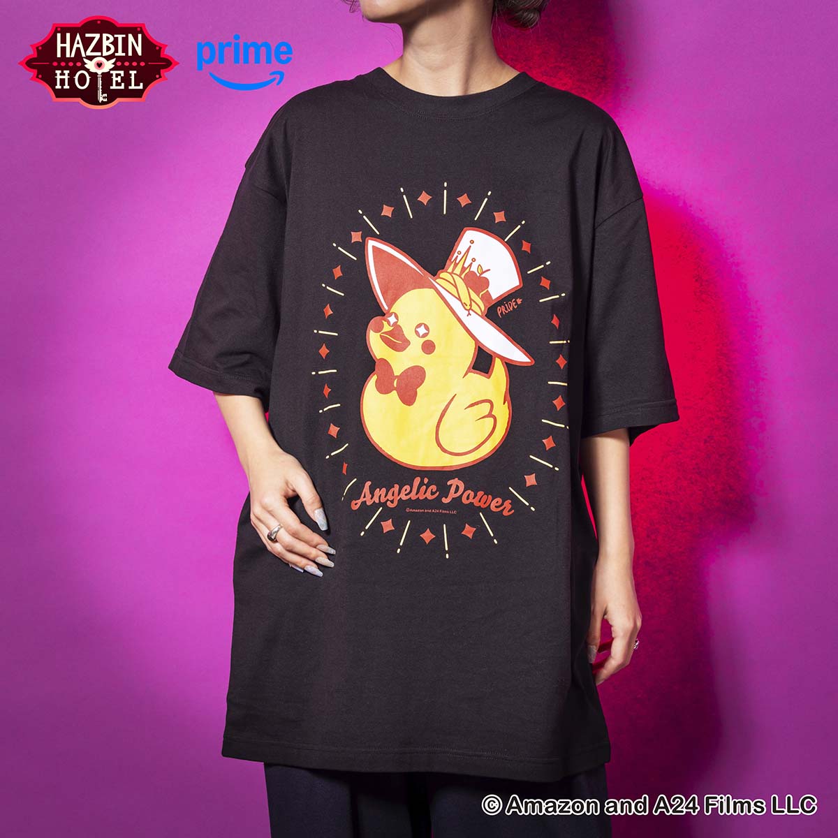 HAZBIN HOTEL Tシャツ (ルシファー・モーニングスター)