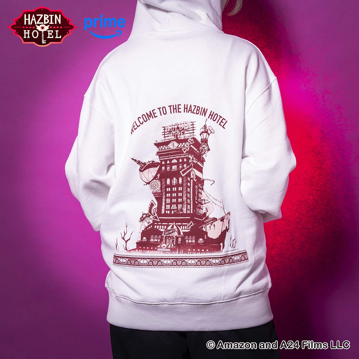 HAZBIN HOTEL パーカー (Hotel) – Gray Parka Service Online Store