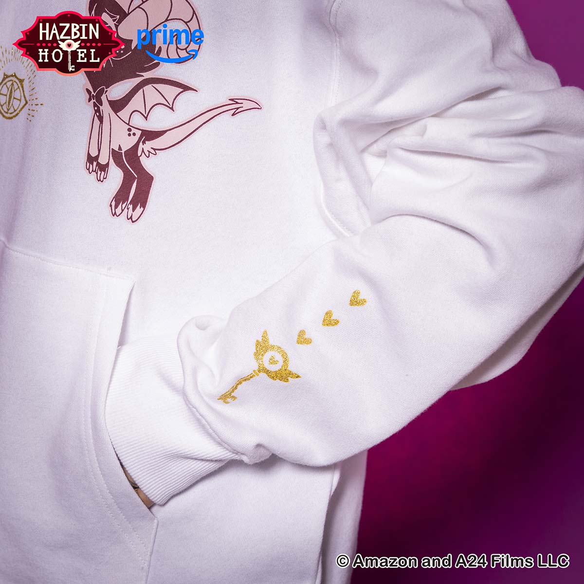 HAZBIN HOTEL パーカー (Hotel) – Gray Parka Service Online Store