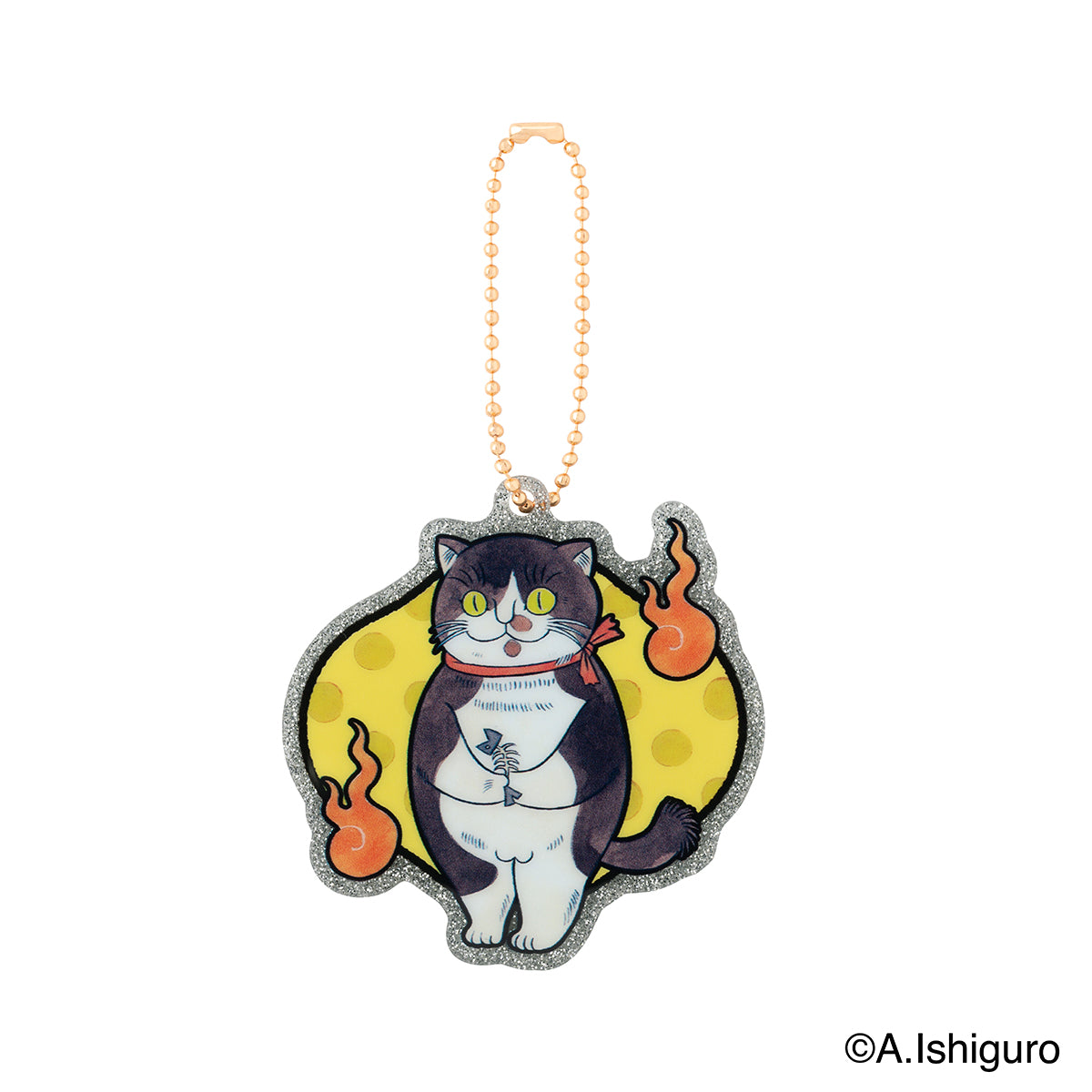 ばけねこだらけ トレーディングきらきらアクリルキーホルダー（全8種）