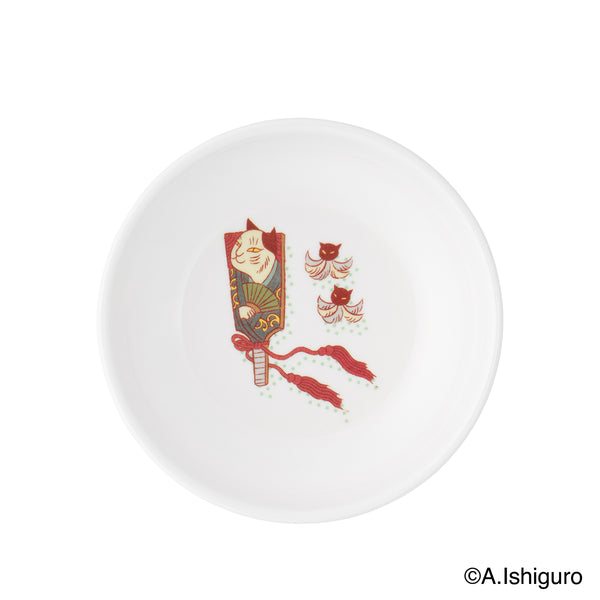 ばけねこだらけ メラミン豆皿（ねこいた＆はねこ）