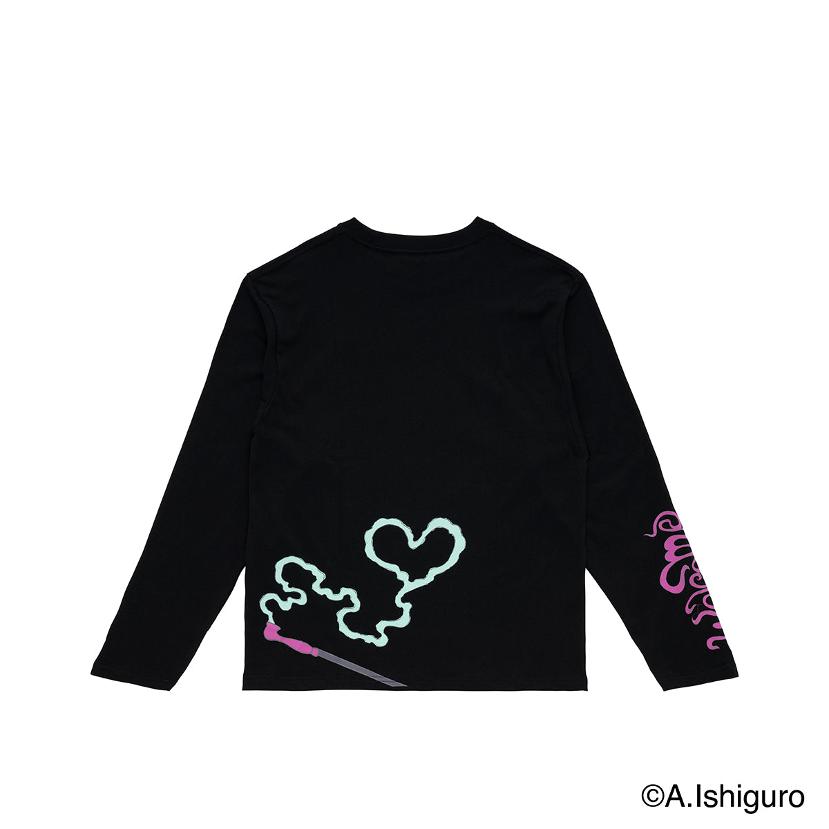 ばけねこだらけ ビッグシルエットロングTシャツ（コールガール）