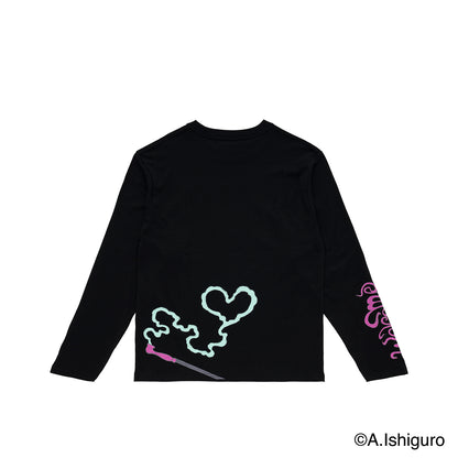 ばけねこだらけ ビッグシルエットロングTシャツ（コールガール）