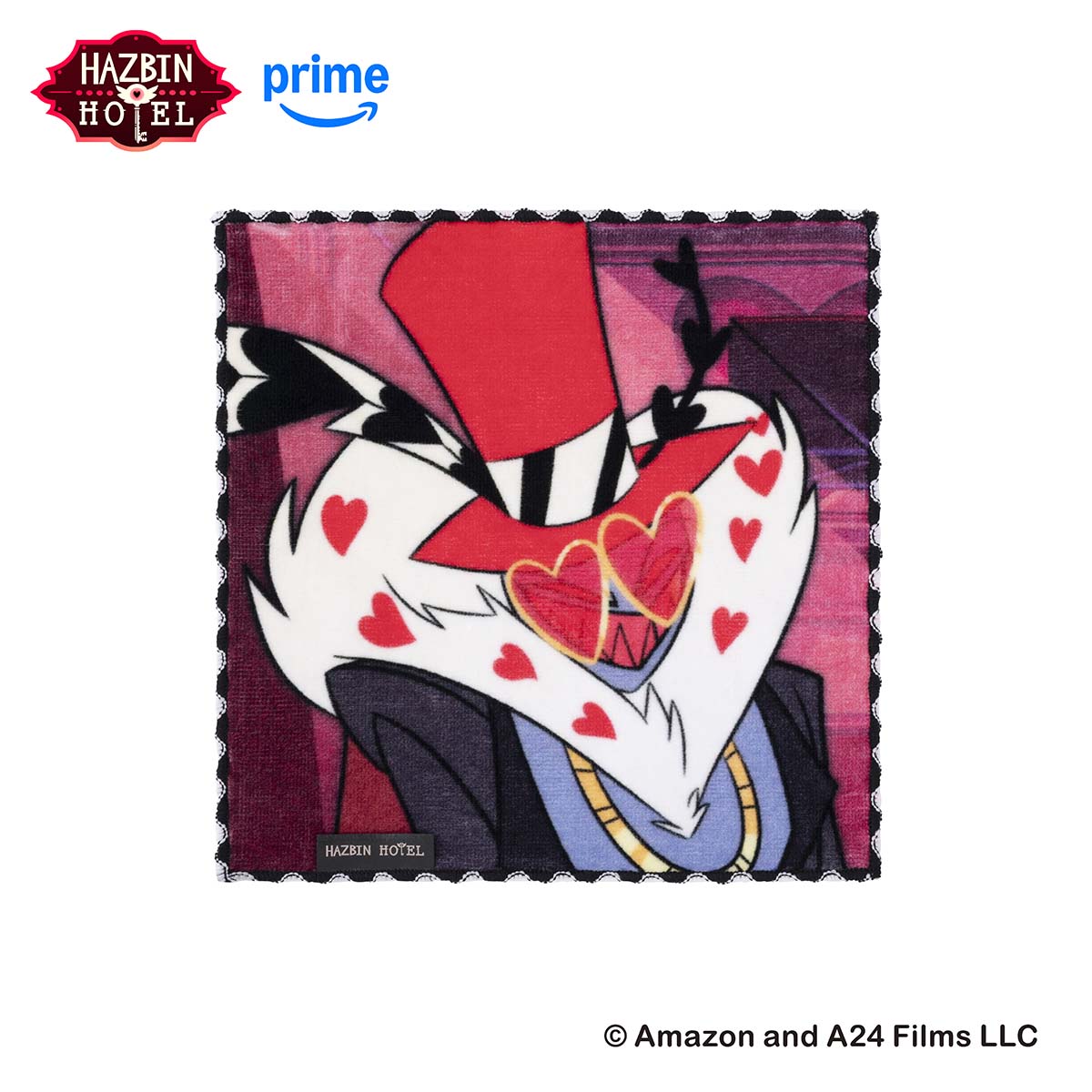 HAZBIN HOTEL ファニーフェイスなハンドタオル （ヴァレンティノ）