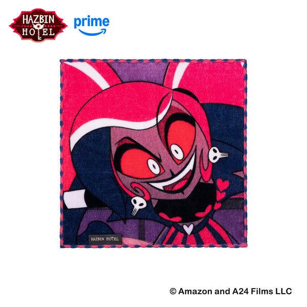 HAZBIN HOTEL ファニーフェイスなハンドタオル （ヴェルヴェット）