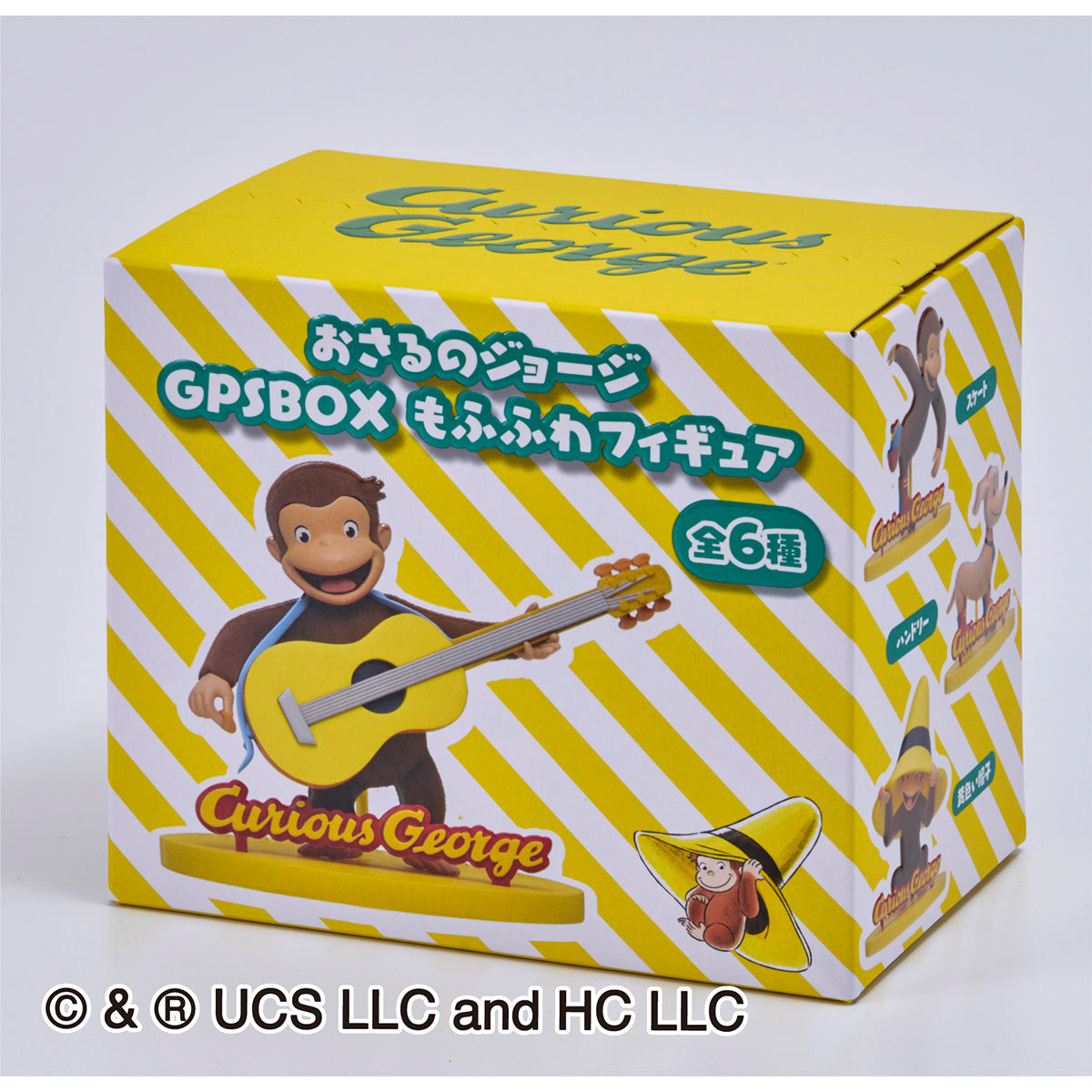 【先行販売】おさるのジョージ GPSBOX もふふわフィギュア（全6種）【9/26以降お届け予定】