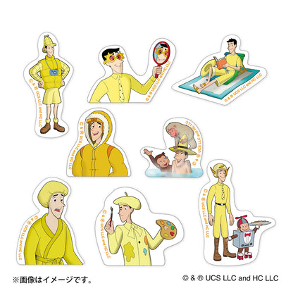 おさるのジョージ フレークシール（黄色い帽子のおじさんセレクション）