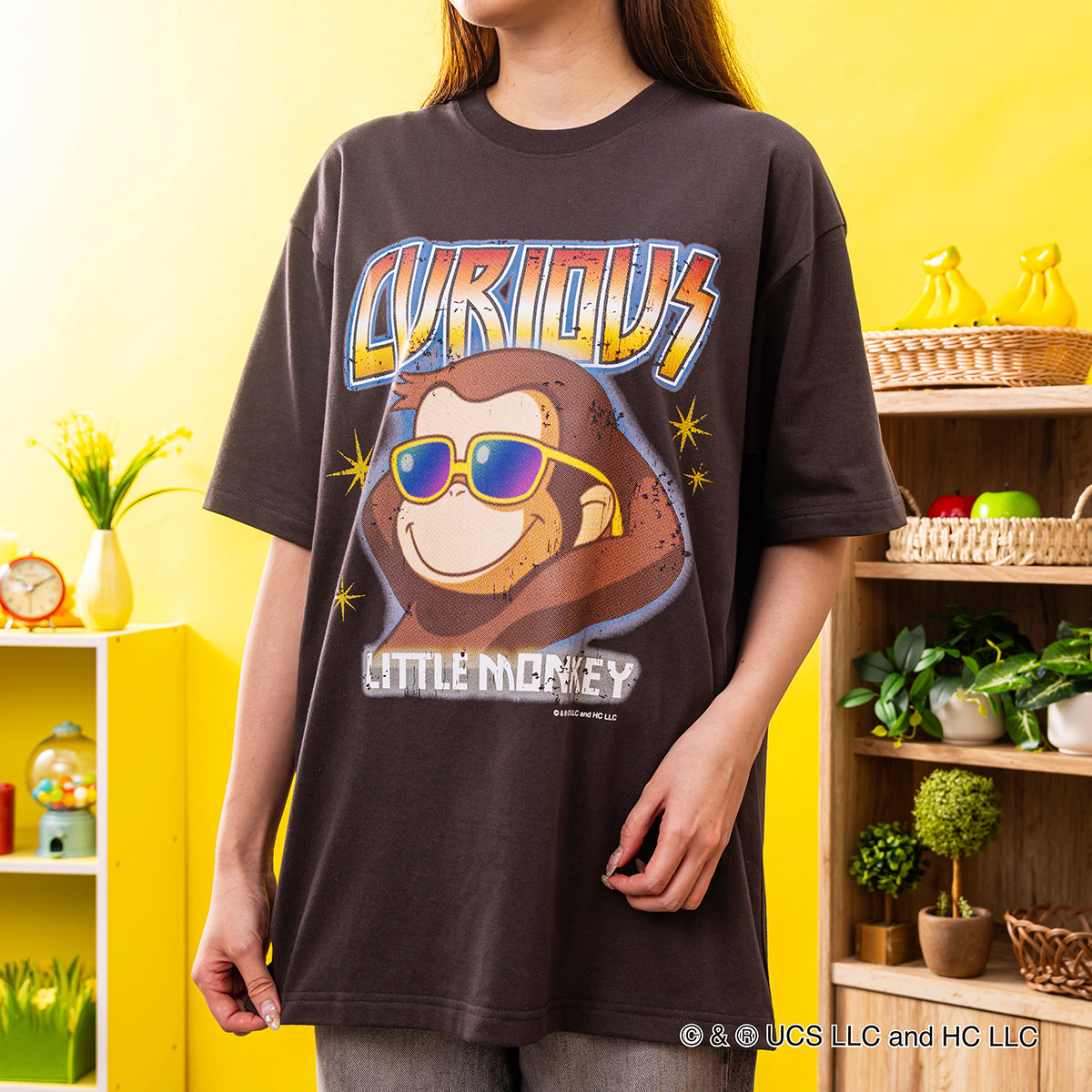 おさるのジョージ ROCKなジョージのTシャツ