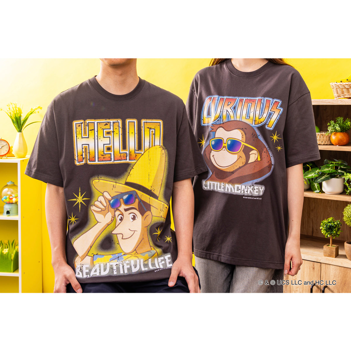おさるのジョージ ROCKなジョージのTシャツ