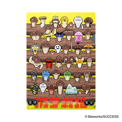 おさわり探偵 なめこ栽培キット メタリッククリアファイル（原木）