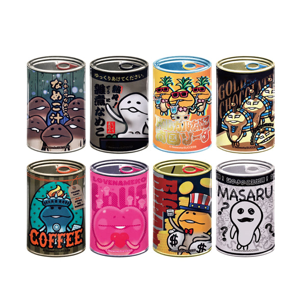 おさわり探偵 なめこ栽培キット mitamemo缶バッジ 全8種 1BOX 8個入