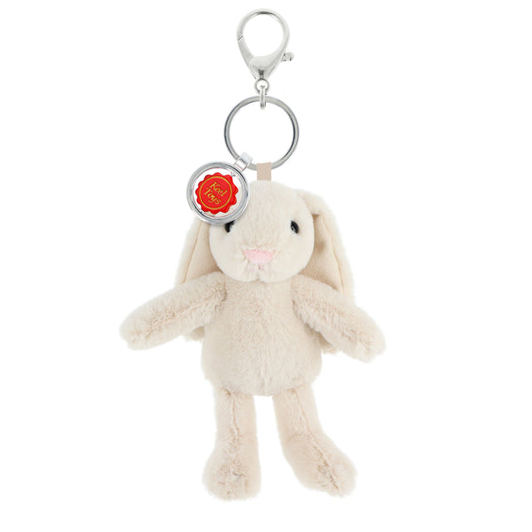 KeelToys Keeleco Enchanted World ぬいぐるみチャーム/14cm ウサギ（クリーム）