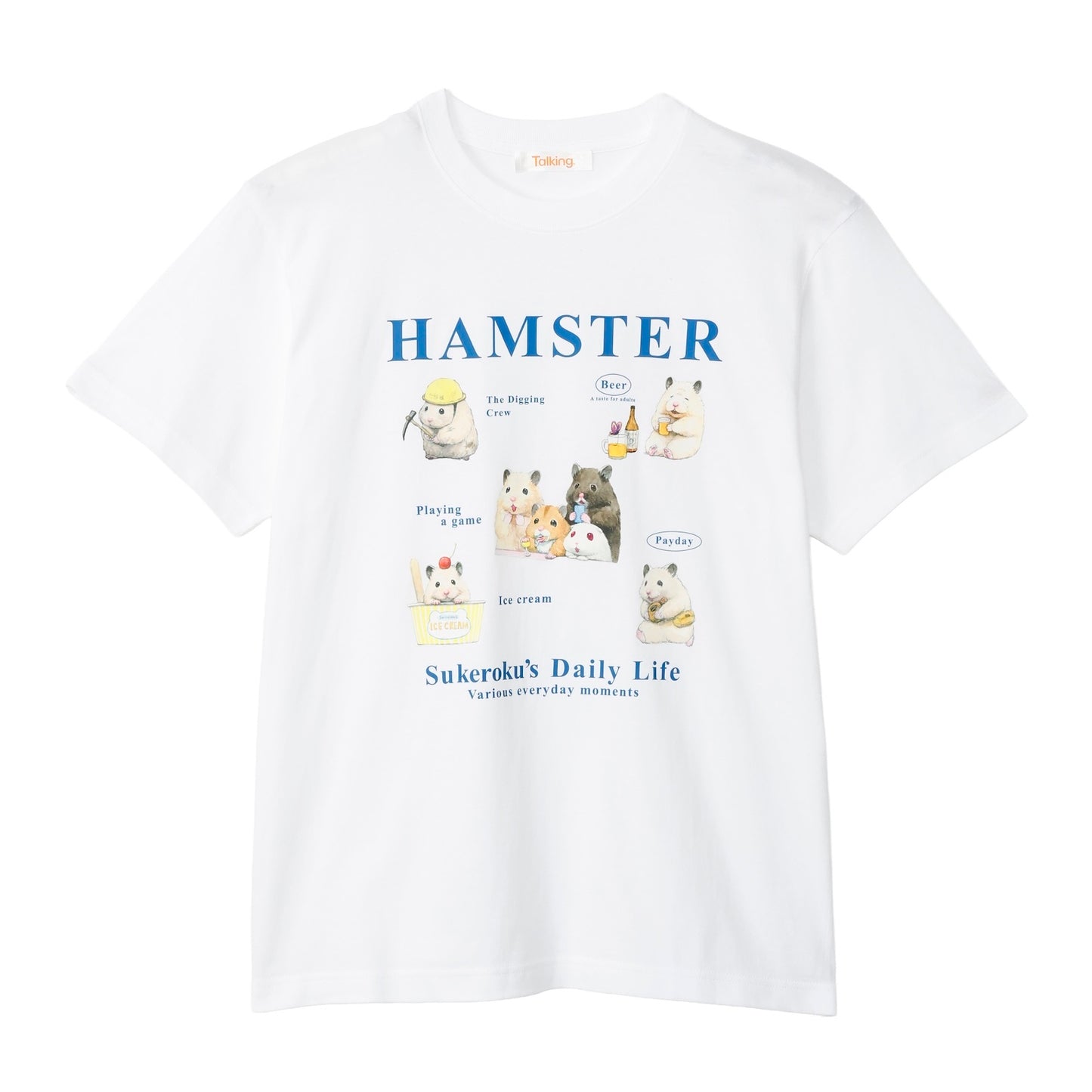 助六の日常 Tシャツ さまざまな日常 ホワイト