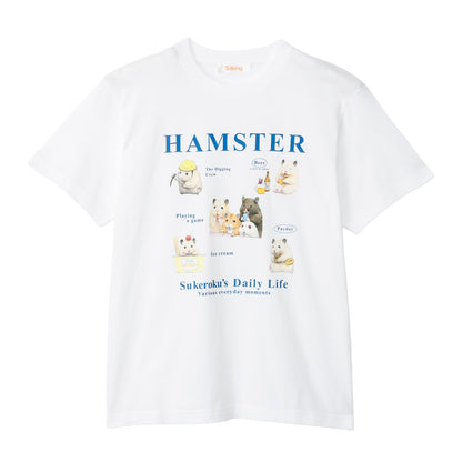 助六の日常 Tシャツ さまざまな日常 ホワイト