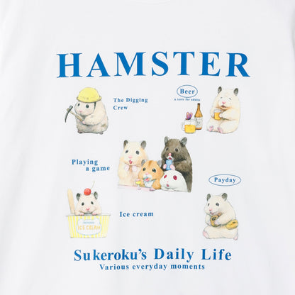 助六の日常 Tシャツ さまざまな日常 ホワイト